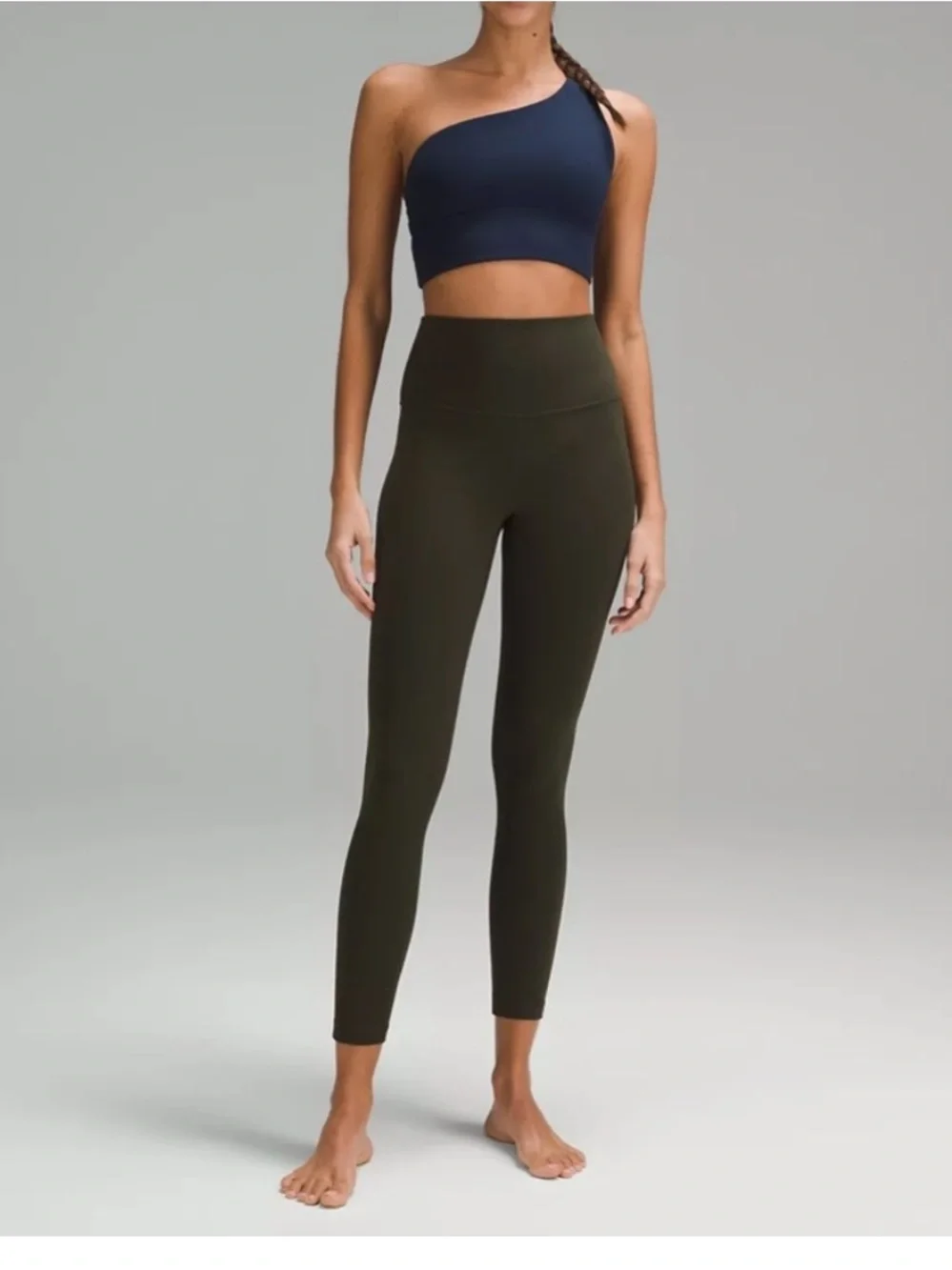 Lululemon align high rise leggings dark olive 6
